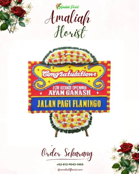 Sewa Papan Bunga Bobol